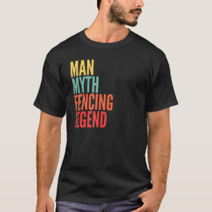 Camiseta Esgrima Homem Mito Legenda de Esgrima