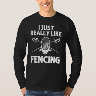 Camiseta Esgrima Legal Para Homens Mulheres Epee Sabre Másc