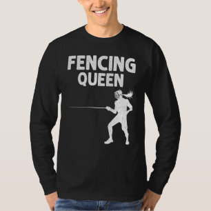 Camiseta Esgrima Para Mulheres Mãe Esgrimista Esportes de E