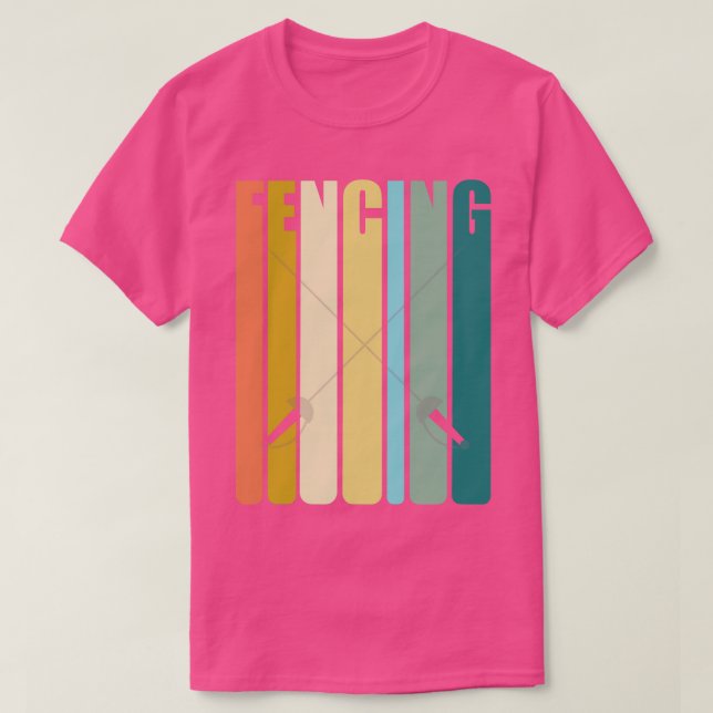Camiseta Esgrima Retro Esporte (Frente do Design)