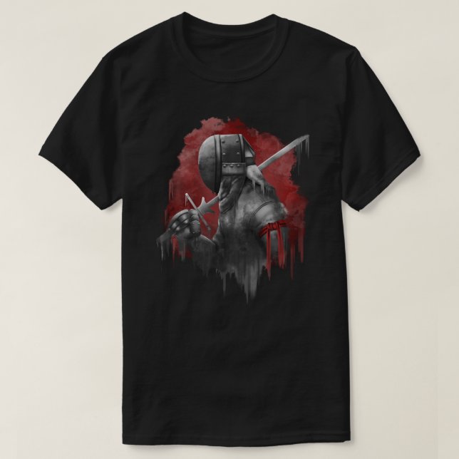 Camiseta Esgrimista corajoso de Longsword HEMA (Frente do Design)