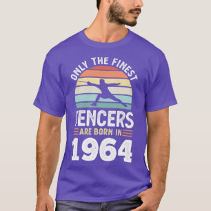 Camiseta Esgrimistas nascer 1964 60º Presente de cerca de a
