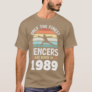 Camiseta Esgrimistas, nascer 1989, Gift1