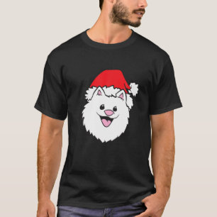 Camiseta Eskimo Americano de Natal Hat Cuet American Eskimo