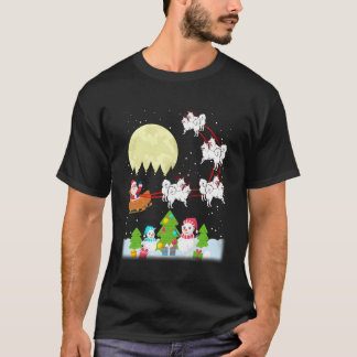 Camiseta Eskimo-Americano Reindeer de Natal - Cão-de-Natal