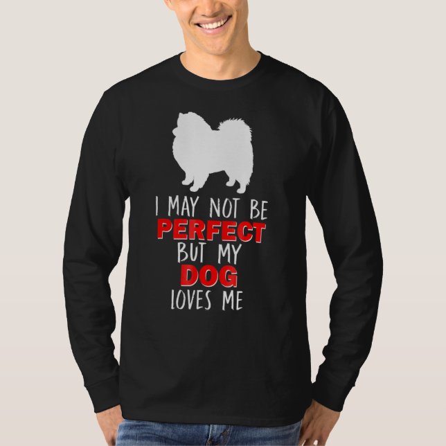 Camiseta Eskimo Americano Spitz Eu Posso Não Ser Perfeito (Frente)