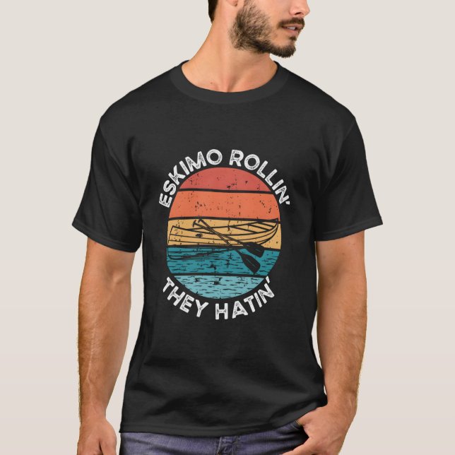 Camiseta Eskimo Rollin' They In' Backprint Canoe (Frente)