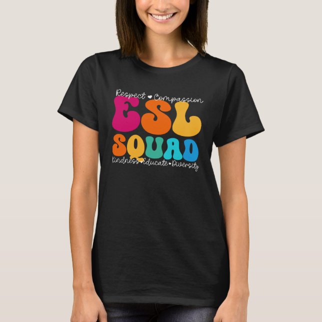Camiseta ESL Squad Appreciation Week Back to School (Frente)