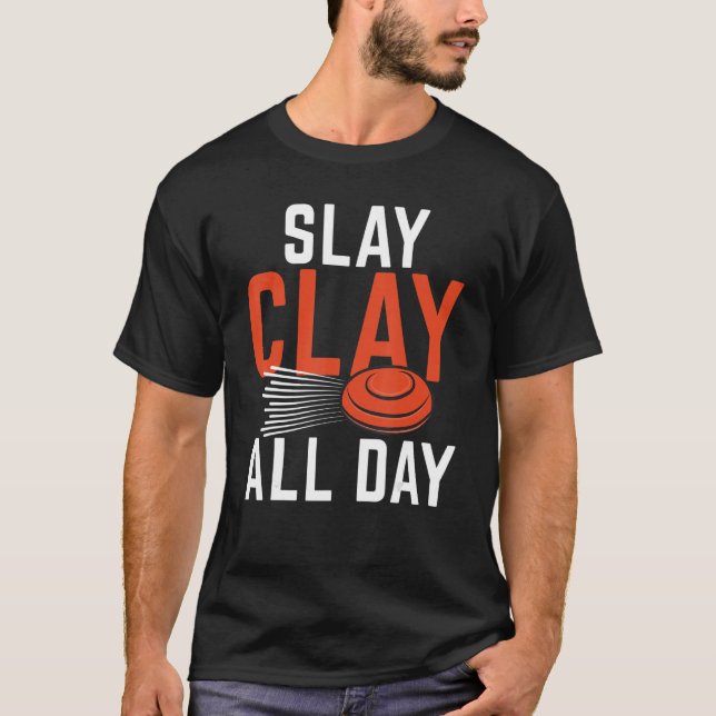 Camiseta Eslay Clay All Day Sports Shoters & Clay Pigeon S (Frente)