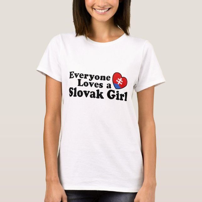 Camiseta Eslovaco Girl (Frente)