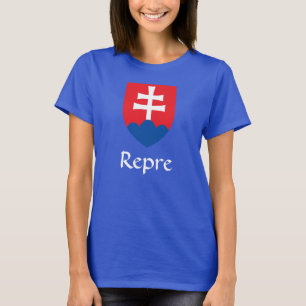 Camiseta Eslováquia Casaco de Reporte de Armas T-Shirt
