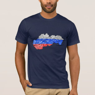 Camiseta Eslováquia Flagcolor Map T-Shirt