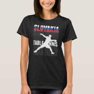 Camiseta Eslováquia Ping Pong - Mesa da equipe eslovaca Sup