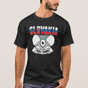 Camiseta Eslováquia Ping Pong - Mesa da equipe eslovaca Sup