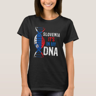 Camiseta Eslovênia Está no meu DNA Orgulhoso Eslovênia F