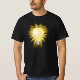 Camiseta Esmaecer as luzes - lâmpada