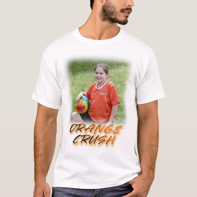 Camiseta Esmagamento alaranjado (Frente)