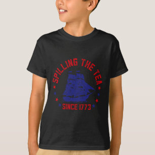 Camiseta Esmagamento Do Chá Desde 1773 4 De Julho Engraçado