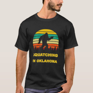 Camiseta Esmagamento Em Oklahoma Sasquatch Yeti Sightings W