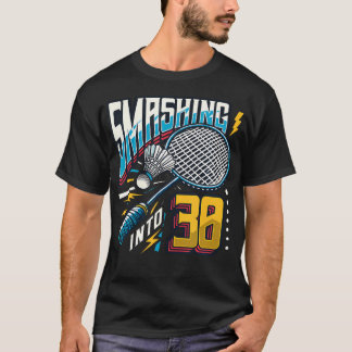 Camiseta Esmagando 30 Anos de Amor pelo Badminton 30º Anive