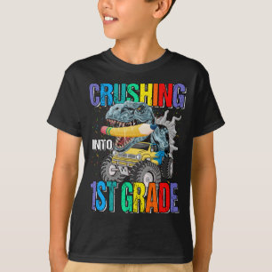 Camiseta Esmagando Em Um Garoto De Caminhão Monstro Da Sé