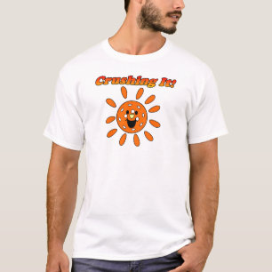 Camiseta Esmagando - Laranja Leve De Pickleball