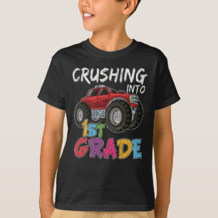 Camiseta Esmagando No Primeiro Grau Professor Kid Truck