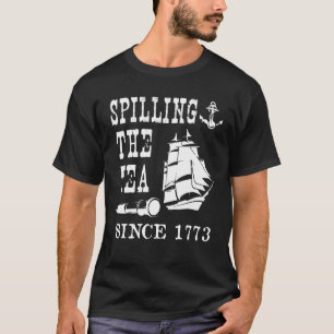 Camiseta Esmagando O Chá Desde 1773 História Americana