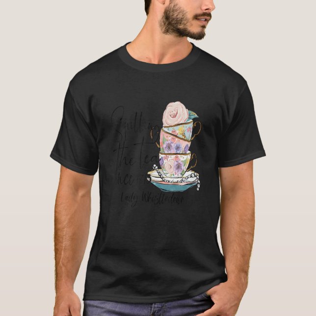 Camiseta Esmagando O Chá Desde 1813 Senhora Assobiadora (Frente)