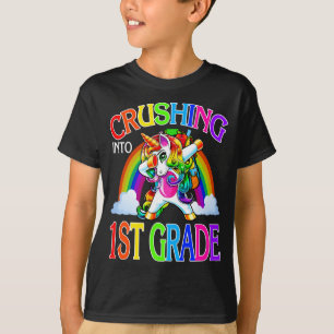Camiseta Esmagando Para O Unicórnio Da Série 1rua De Volt