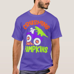 Camiseta Esmagando Pumpkins Ppreguiçoso Halloween Costume C
