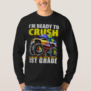 Camiseta Esmagar A Mochila De Caminhão Monstro De 1 rua De 