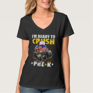 Camiseta Esmagar A Mochila De Caminhão Pré K Monster De Vol