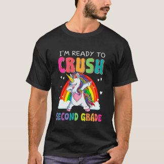 Camiseta Esmagar Unicórnio Dançando na Segunda Série Primei