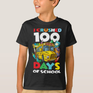 Camiseta Esmagei 100 dias da escola 100º dia da escola G