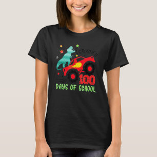 Camiseta Esmagei 100 Dias de Dinossauro de Caminhão da Esco