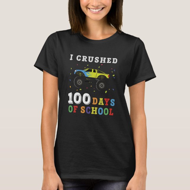 Camiseta Esmagei 100 Dias De Escola (Frente)