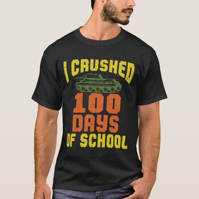 Camiseta Esmagei 100 Dias de Escola (Frente)