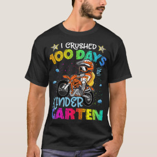Camiseta Esmagei 100 Dias De Fundo De Camada De Jardim De I