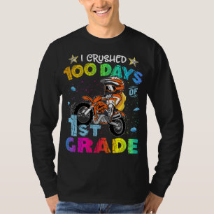 Camiseta Esmagei 100 Dias De Mochila De Camada De Camada De