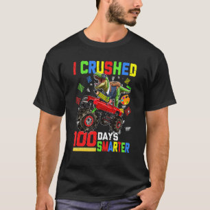 Camiseta Esmagei 100 Dias Mais Inteligente Caminhão Monstro