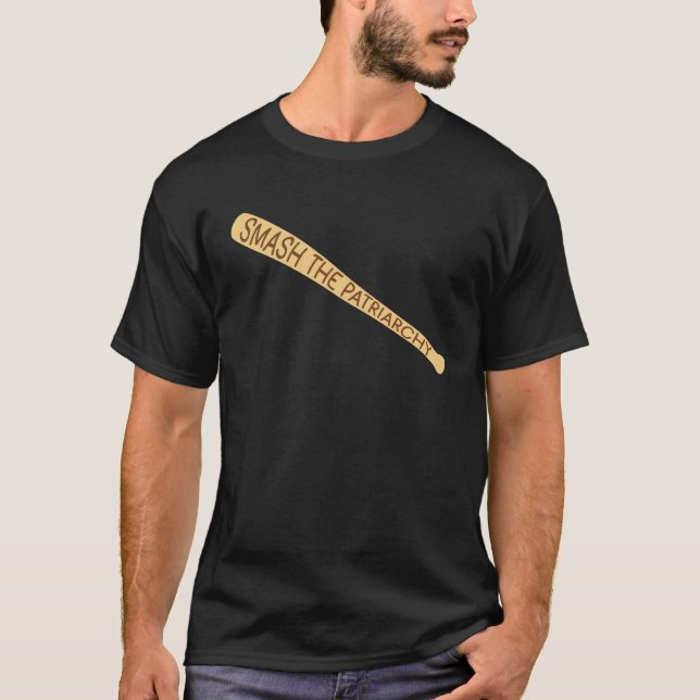 Camiseta Esmague a citação feminista patriarcal (Frente)