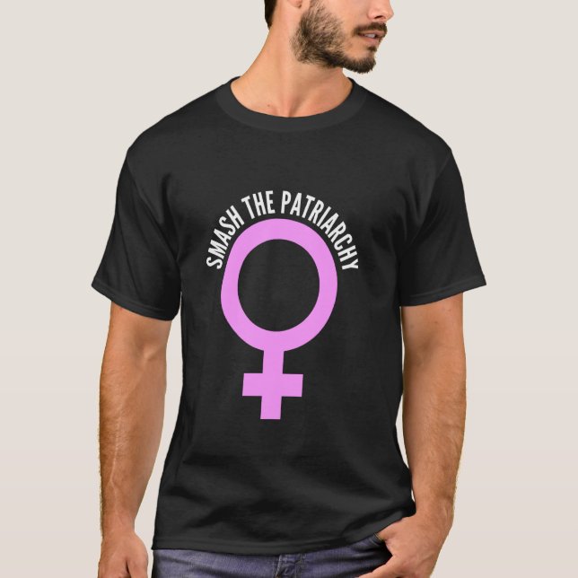 Camiseta Esmague a Patriarquia Pró Escolha Direitos das Mul (Frente)