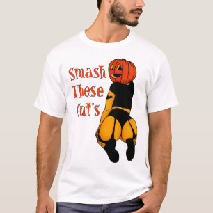 Camiseta Esmague a Piada de Dia das Bruxas Engraçada do Pum