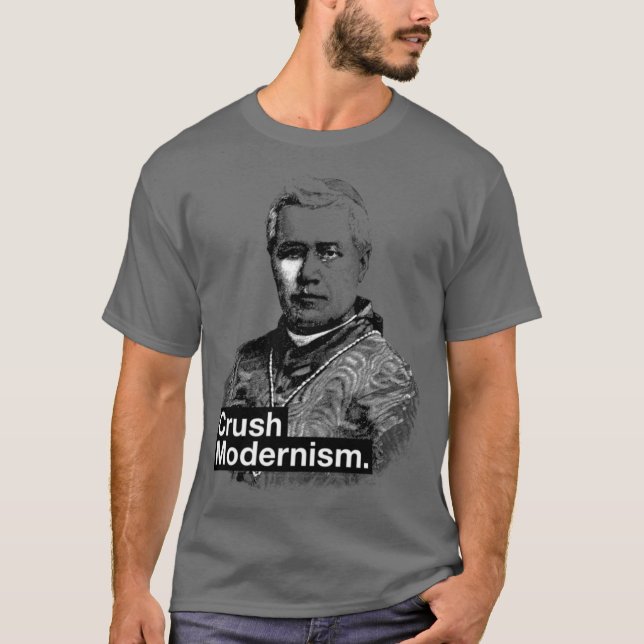 Camiseta Esmague o amigo modernista (Frente)