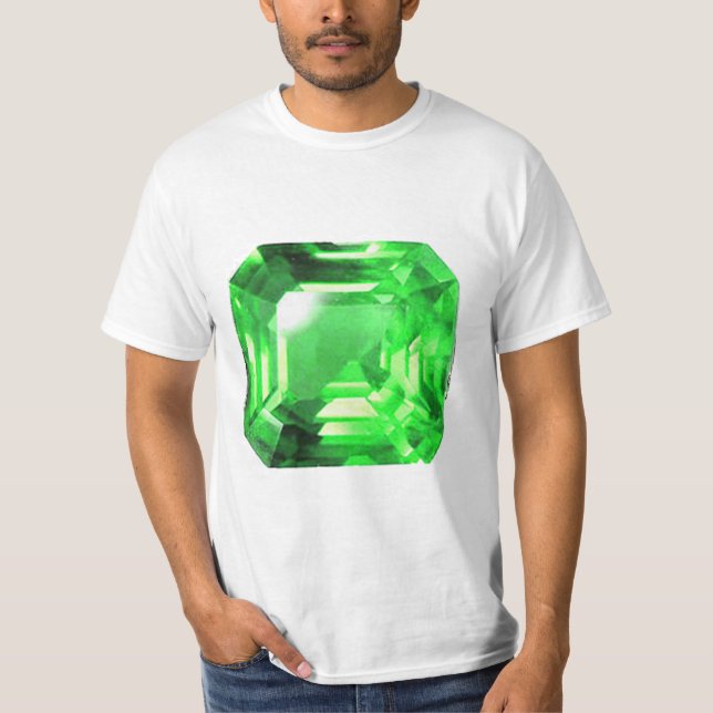 Camiseta Esmeralda, Verde Brilhante (Frente)