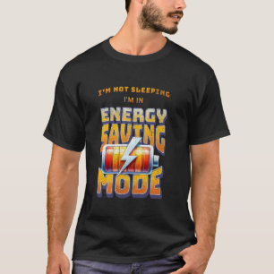 Camiseta Esnozelo dos PAIS Modo de economia de energia Engr