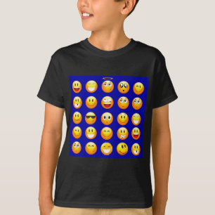 Camiseta esojos azuis escuros