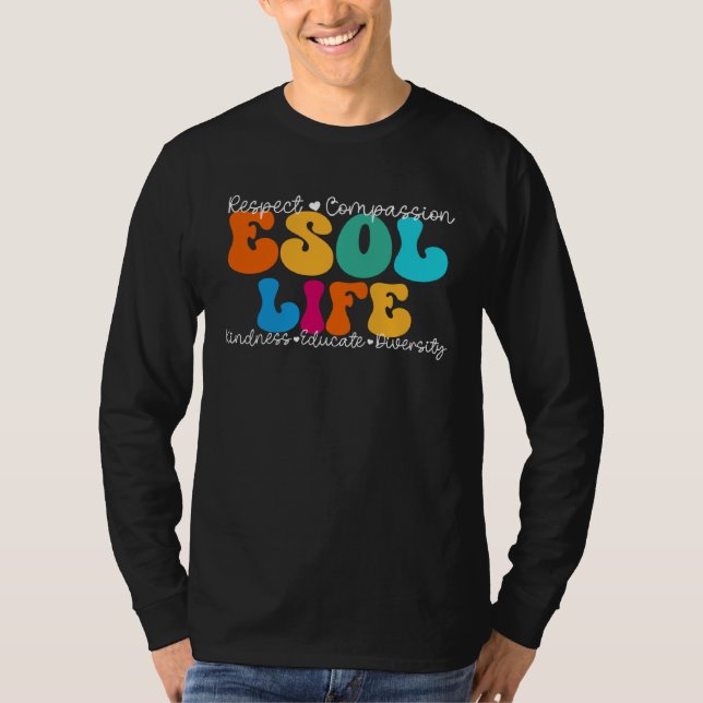 Camiseta ESOL Life Appreciation Week Back to School (Frente)
