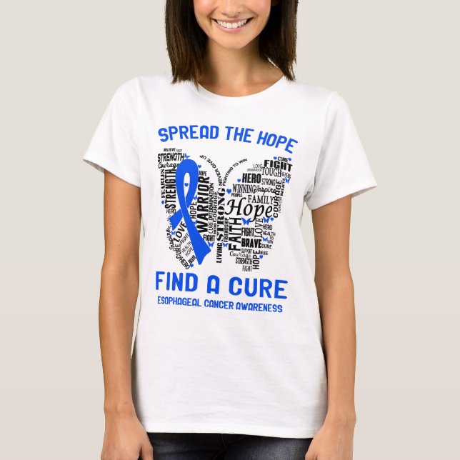 Camiseta Esophageal Cancer Awareness Ribbon Support Gifts (Frente)